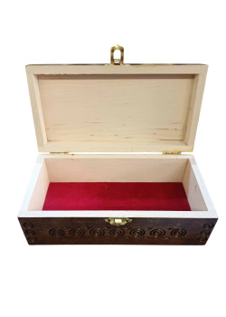 Ξύλινο σκαλιστό κουτί