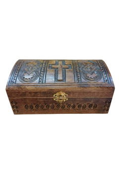 Ξύλινο σκαλιστό κουτί