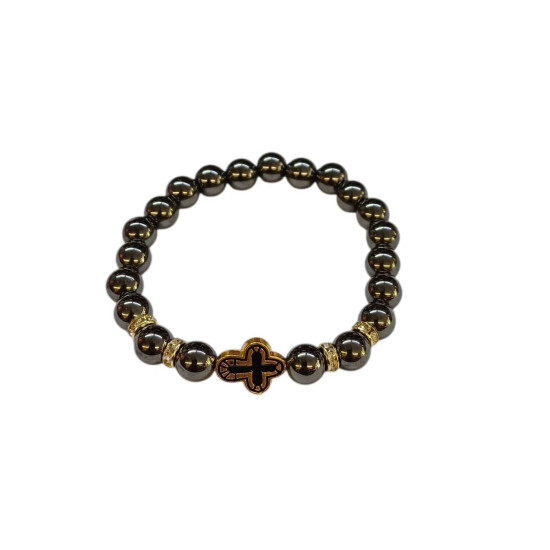 Βραχιόλι με χάνδρες αιματίτη